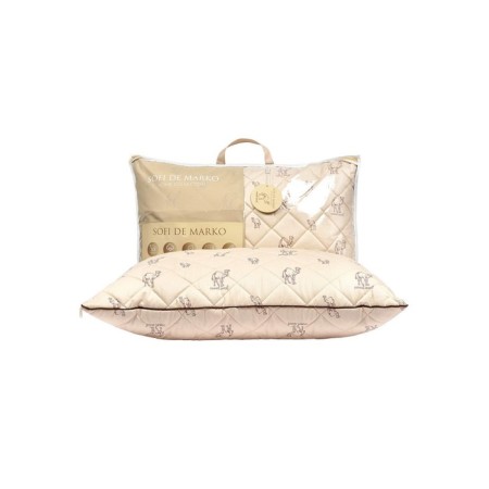 Camel wool pillow, size 50x70 cm-4