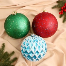 Set of balls plastic D-15 cm, 3 pcs 