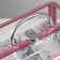Casket Plastic Metal Carcass "Pink metallic" 18x25x18 cm