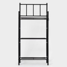 Roster 3-tier floor, 43 × 26 × 93.5 cm, black color