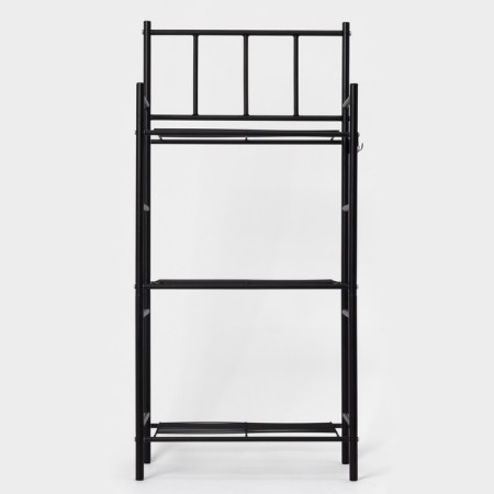 Roster 3-tier floor, 43 × 26 × 93.5 cm, black color