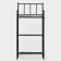 Roster 3-tier floor, 43 × 26 × 93.5 cm, black color
