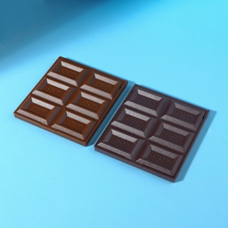 Folding mirror "Chocolate miracle", 7.5 × 8.5 cm, color mix-2