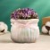 Kashpo "Martin bag" round, 9x9x7cm, white