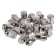 Haye cone Skyway, M12x1.25 closed with a protrusion of 35mm, key 19mm, chrome, set 20 pcs