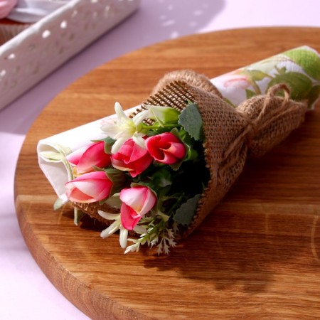 Set for decoration: Topper "Happy Birthday" 1 pc, a ring for napkins 1 pc, mix-11