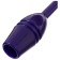 Bulas for rhythmic gymnastics inserted Grace Dance, 35 cm, purple color