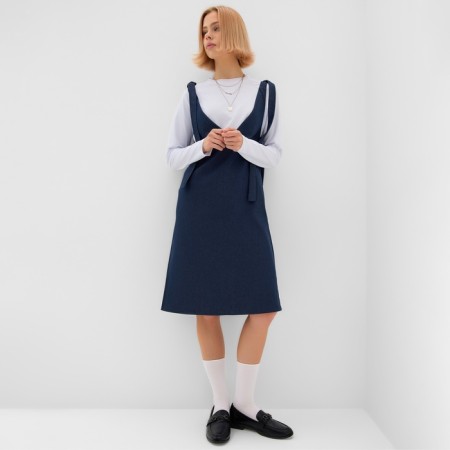 Women's dress Minaku: Jeans Collection Blue Blue, Rr. 48-4