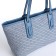 Women's bag with lightning, average size, blue color