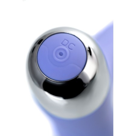 Vibrator with clitoral stimulation Flovetta Crocus, silicone, purple color, 17.5 cm-5