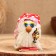 The amulet "Brownie with a samovar", 12 cm, mix