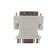 Adapter Luazon DVI (M) - VGA (F) PL -007, 24+5, white
