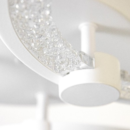 Kunayo chandelier LED 84W 3000-6500K PDU white 63.5x63.5x7.5cm-6