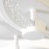Kunayo chandelier LED 84W 3000-6500K PDU white 63.5x63.5x7.5cm