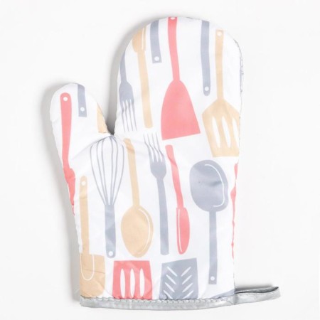 Kitchen kitchen kit “Kitchen”, take 17*17 cm, mitten 26*16 cm, apron 70*80 cm 100% p/e-4