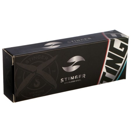 Stinger folding knife, 85 mm, hilt: steel, wood, cardboard box-3