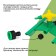 3-fly spray, under connector, ABS plastic, Greengo