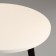Coffee table "Bruges", d = 45 cm, height 47 cm, white color - wenge