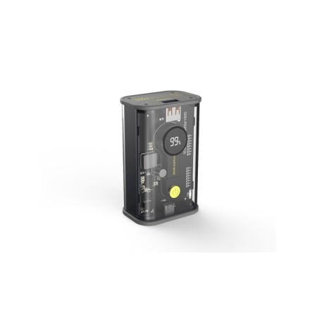 External BYZ W89, 10000 mAh, 1 Type-C, 1 USB, 22.5 W, 3 A, display, PD, black-4