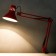 Desktop lamp E27 40W red 94x16.5x16.5 cm Risalux