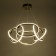 Lamp with PDU "Martin" LED 90W 3000-6000K gold 60x60x27-127 cm