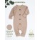 Kombinazon on buttons for children's fashion, height 62 cm, beige color