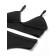 Female set (top, panties) Black color, size 42-44