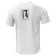 Male White Noise T -shirt, size m, white, black
