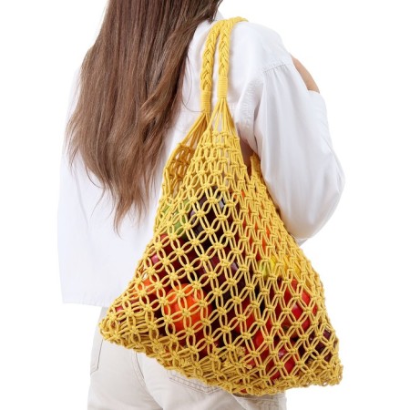 ALOSKA 35 x 48 cm, handle 14 cm, cell 3.5 cm, yellow-2