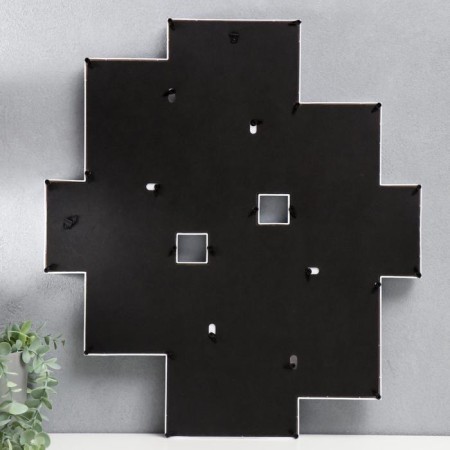 Photo frame plastic in 10 photos 10x15 cm "passage" white 55x48.5 cm-2