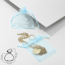 Gift bag, 7x9, blue color