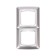 Kranz 2-STO-STO-STRO-STROLRAL, Silver metallic KR-78-0286 frame
