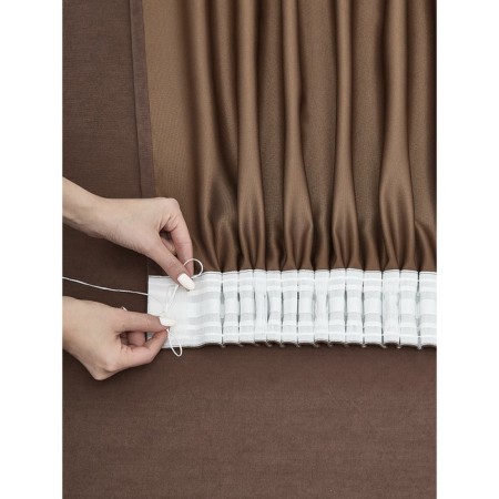 Decofest "Sophie" curtain, size 200x280 cm, brown color-6