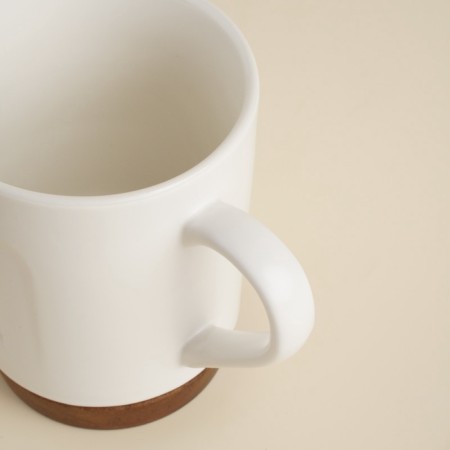Ceramic mug Sl Home "Dolce Farm Nento", 400 ml, white color-2