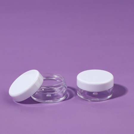 Storage set, 5 objects, transparent/white color-7