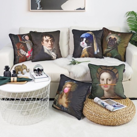 Sofi de Marko Funny Art No. 3 pillow, size 45x45 cm-3