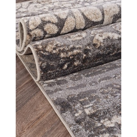 Rectangular carpet Merinos Ibiza, size 200x290 cm, color-grray color-2