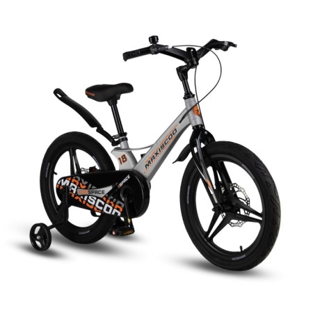 Bicycle 18 ’’ maxiscoo Space Deluxe, color gray pearls-1