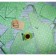 Serving napkin Green polka dot, size 40x40 cm, green color