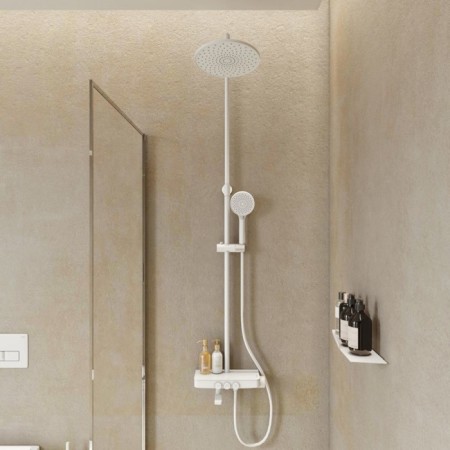 Shower system IDDIS Shelfy Shewtbti06, tropical shower, shower, white-2