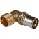 STOUT SFP-0011-003420, 3/4 "x 20 mm, external threads, transitional, brass