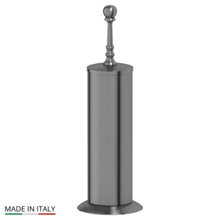 Toilet ruff with a lid floor, antique silver, 3SC