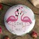 Casket Metal Round "Wedding. Flamingo" 4x8x8 cm