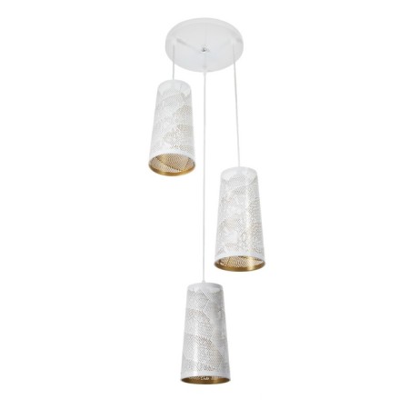Lamp Bayerlux "Plaza" 3he27 40W white gold 30x30x24-90cm