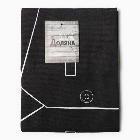 Apron Dilyana "Gentlemen", 60 × 70 cm, cotton 100 %, mobble-2