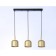 Suspended Ambrella Light, Traditional, TR97118, 3HE27, Color Gold, Black