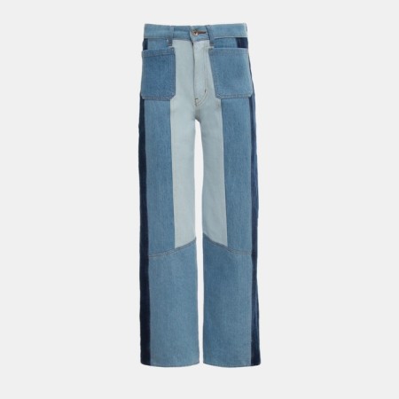Women's jeans minku Blue color, size 50-10