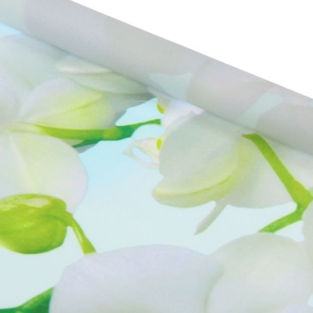 Magellan curtain (curtains and accessories) "Orchid", size 50 × 160 cm, blue color-1