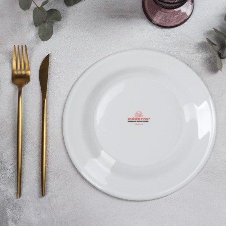 Porcelain dessert plate Bistro, d = 22.1 cm, white color-2