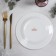 Porcelain dessert plate Bistro, d = 22.1 cm, white color